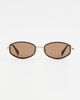 Quay Quay So Niche Sunglasses Amber Tort/Brown One - 2