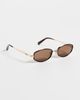 Quay Quay So Niche Sunglasses Amber Tort/Brown One - 4