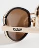 Quay Quay So Niche Sunglasses Amber Tort/Brown One - 5