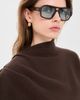 Quay Quay Why Not Sunglasses Dark Brown/Aqua One - 3