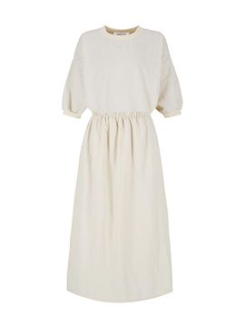 QUEEN STYLE Anorak Skirt Set-up [LT-BEIGE]