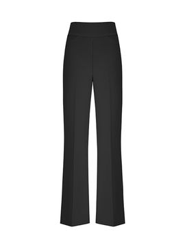 QUEEN STYLE Cooling Wide Stretch Pants [Black]