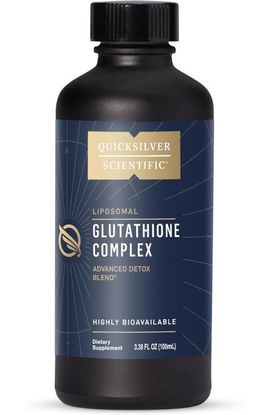 Quicksilver Scientific Quicksilver Scientific Glutathione Complex Milk Thistle and Vitamin B Complex Liquid Supplement