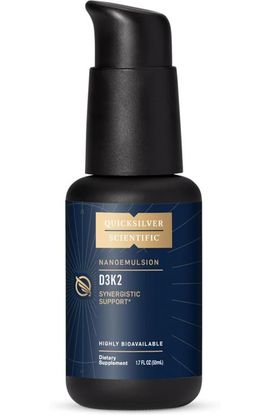 Quicksilver Scientific Quicksilver Scientific Nanoemulsified D3K2 Bioactive Liquid Vitamin Supplement