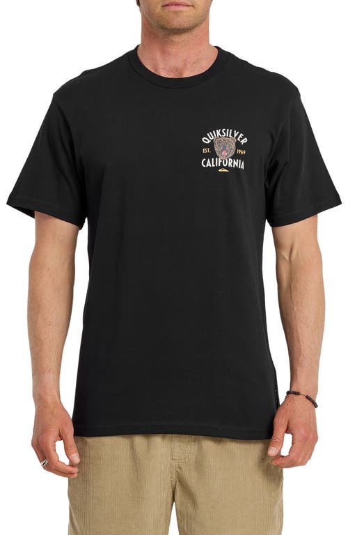 Quiksilver Quiksilver CA Bear Cotton Graphic T-Shirt