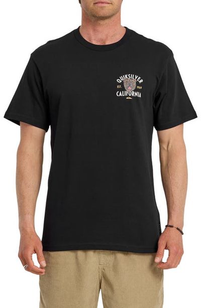 Quiksilver Quiksilver CA Bear Cotton Graphic T-Shirt