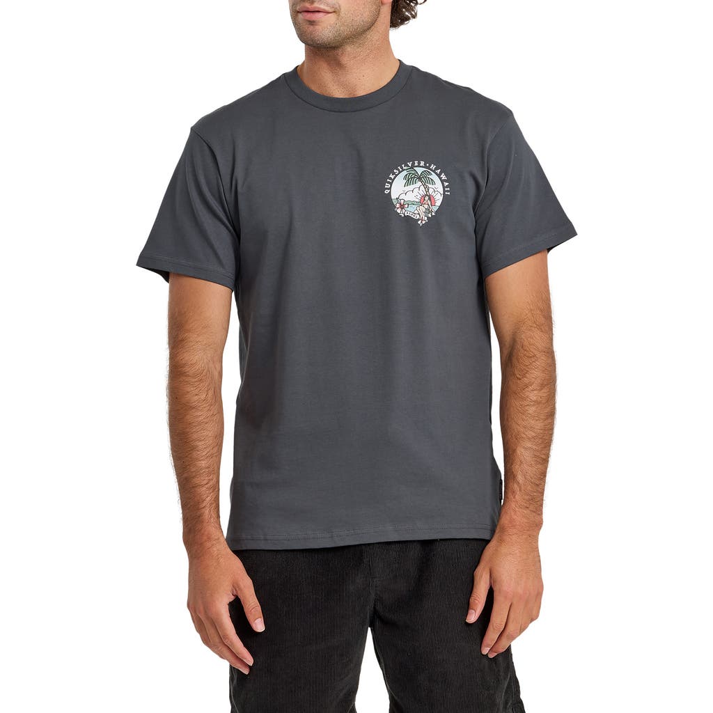 Quiksilver Quiksilver HI Hula Sunset Cotton Graphic T-Shirt