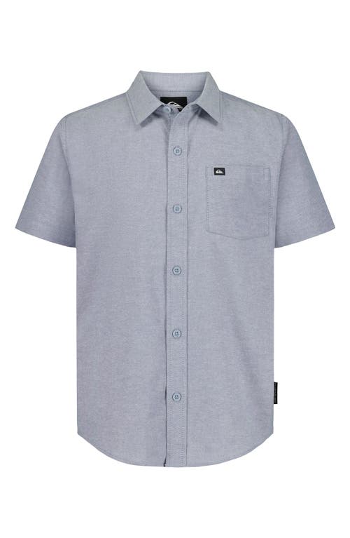 Quiksilver Quiksilver Kids' Oxford Classic Short Sleeve Cotton Button-Up Shirt