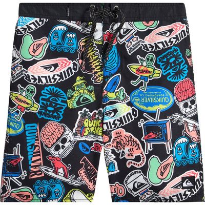 Quiksilver Quiksilver Kids' Print Everyday Straight Swim Trunks