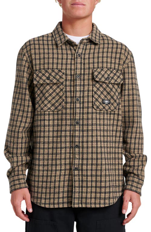 Quiksilver Quiksilver Mercury Sandstrokes Flannel Button-Up Shirt