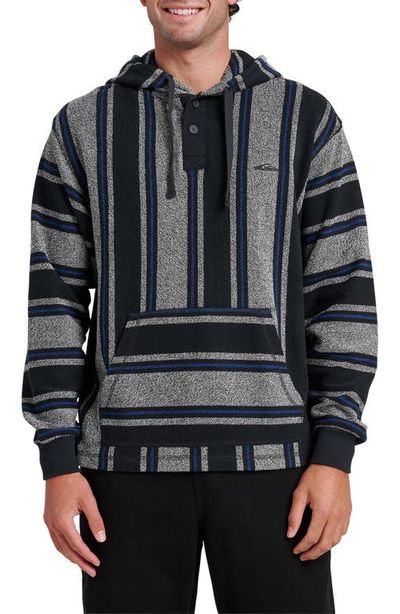 Quiksilver Quiksilver Playa Stripe Henley Hoodie
