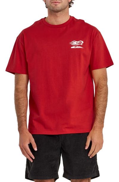 Quiksilver Quiksilver Stacked Mer Cotton Graphic T-Shirt