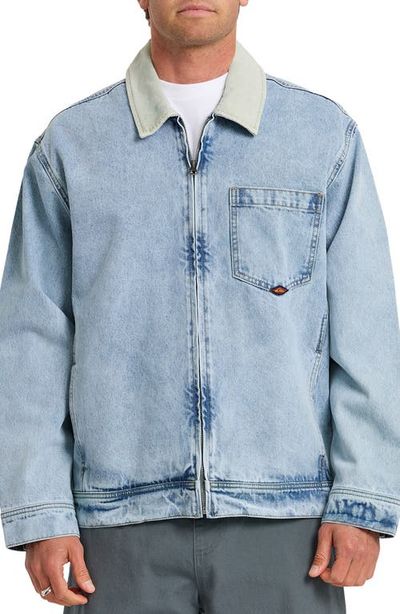 Quiksilver Quiksilver Surf Harrington Corduroy Collar Denim Jacket