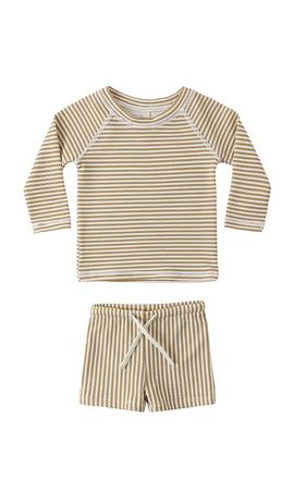QUINCY MAE QUINCY MAE Finn Swim Rashguard & Short Set