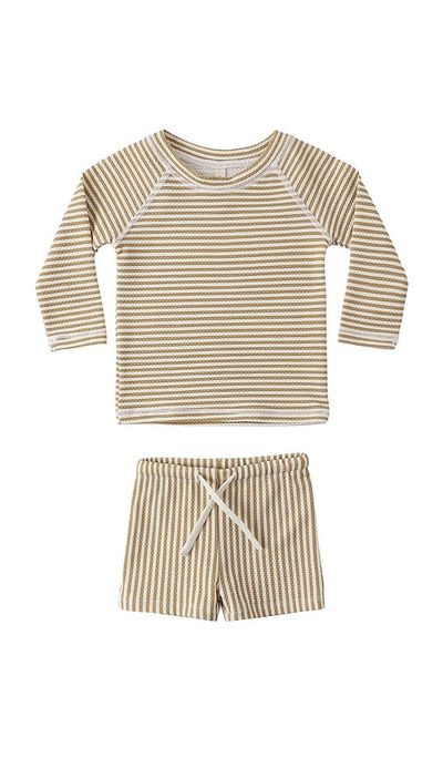 QUINCY MAE QUINCY MAE Finn Swim Rashguard & Short Set