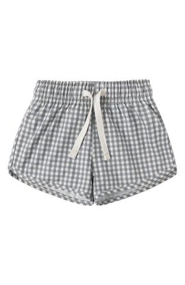 QUINCY MAE QUINCY MAE Gingham Print UPF 50+ Swim Trunks