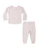 Quincy Mae Quincy Mae Girls' Pointelle Long Sleeve Tee & Leggings Set - 1