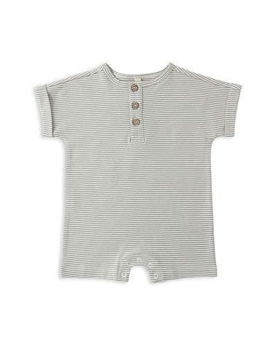 Quincy Mae Quincy Mae Girls' Striped Short Sleeve One Piece