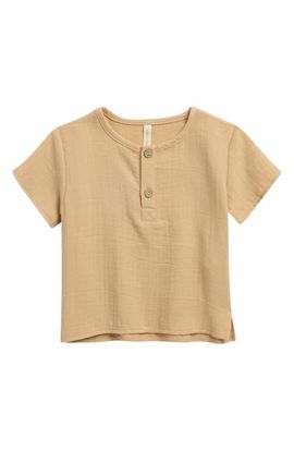 QUINCY MAE QUINCY MAE Henry Organic Cotton Gauze Top