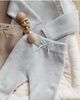 QUINCY MAE QUINCY MAE Kids' Heathered Organic Cotton Knit Pants - 4
