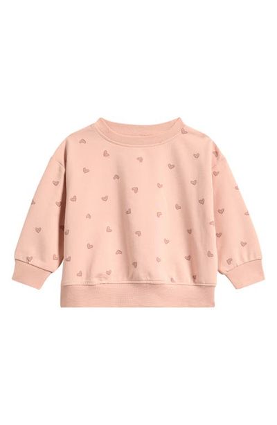 QUINCY MAE QUINCY MAE Kids' Relaxed Heart Sweatshirt