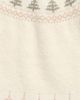 QUINCY MAE QUINCY MAE Kids' Rex Fair Isle Tree Sweater - 3