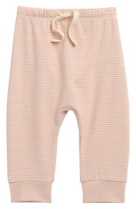 QUINCY MAE QUINCY MAE Kids' Stripe Organic Cotton Drawstring Pants