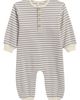 QUINCY MAE QUINCY MAE Kids' Stripe Stretch Organic Cotton Romper - 1