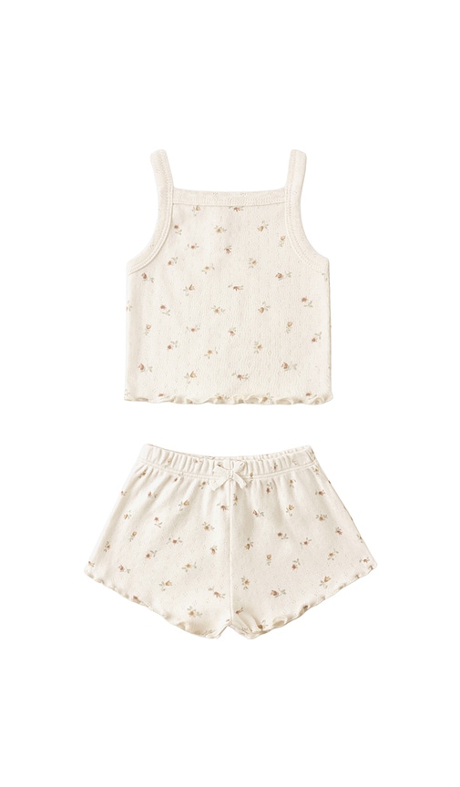 QUINCY MAE QUINCY MAE Pointelle Tank & Shortie Set