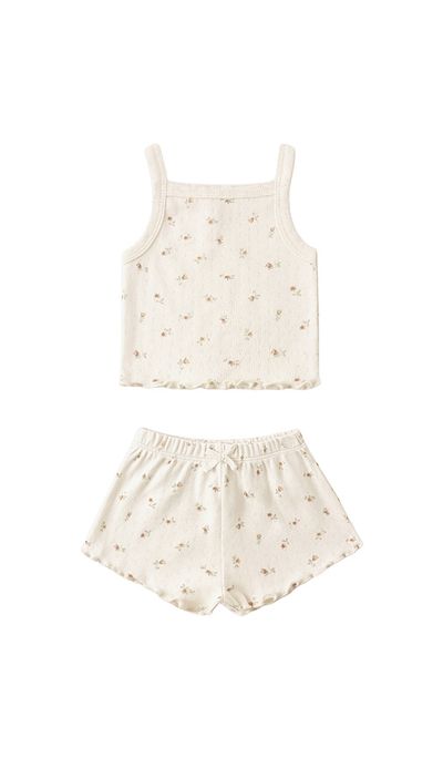 QUINCY MAE QUINCY MAE Pointelle Tank & Shortie Set
