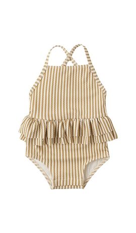 QUINCY MAE QUINCY MAE Ruffled One Piece Swimsuit