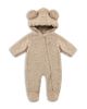 Quincy Mae Quincy Mae Unisex Faux Sherpa Hooded Bear Footie - 1
