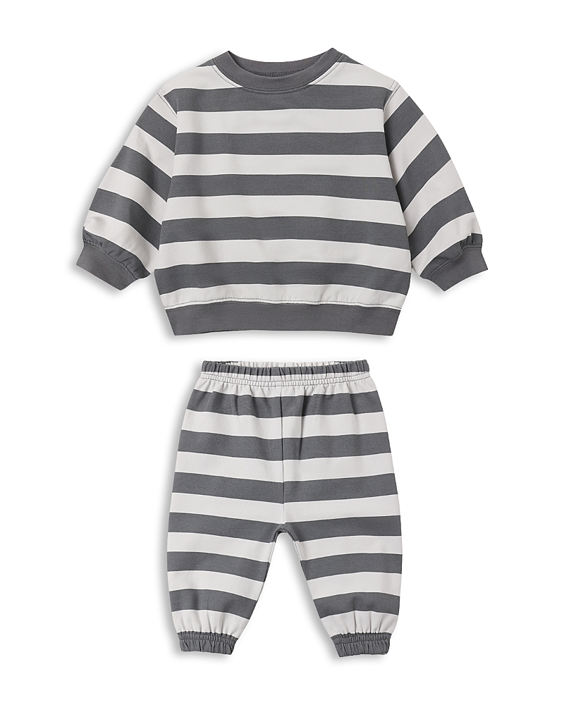 Quincy Mae Quincy Mae Unisex Striped Shirt & Pants Set