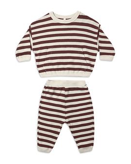 Quincy Mae Quincy Mae Unisex Waffle Slouch Top & Pants Set