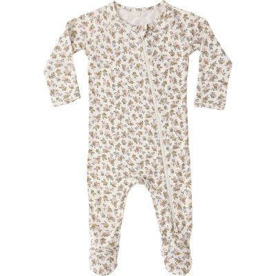 QUINCY MAE QUINCY MAE Wildflower Zip Footie
