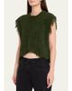 R13 Cable-Knit Fringe Sweater Vest - 4