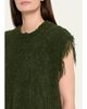 R13 Cable-Knit Fringe Sweater Vest - 5