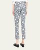 R13 Floral Boy Straight Cropped Jeans - 3