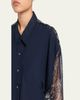 R13 Long-Sleeve Silk Overlay Shirt - 5