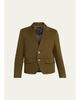 R13 Pleated Boyfriend Blazer - 1