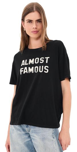 R13 R13 Almost Famous Relaxed Tee Black