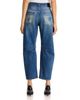 R13 R13 Articulated Knee X Bf High Rise Jeans in Hackney Blue - 3