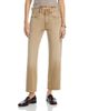 R13 R13 Ash High Rise Boyfriend Ankle Jeans in Khaki - 1