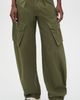 R13 R13 Barrel Cargo Pants Olive Green - 2