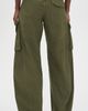 R13 R13 Barrel Cargo Pants Olive Green - 3