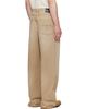 R13 R13 Beige Damon Pleated Jeans - 3