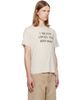 R13 R13 Beige 'I Never Liked You' Boy T-shirt - 2