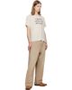 R13 R13 Beige 'I Never Liked You' Boy T-shirt - 4