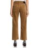 R13 R13 Bf High Rise Ankle Straight Jeans in Heavy Tan Cord Brown - 3