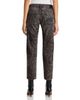R13 R13 Bf High Rise Straight Jeans in Brown Snake Jacquard - 3